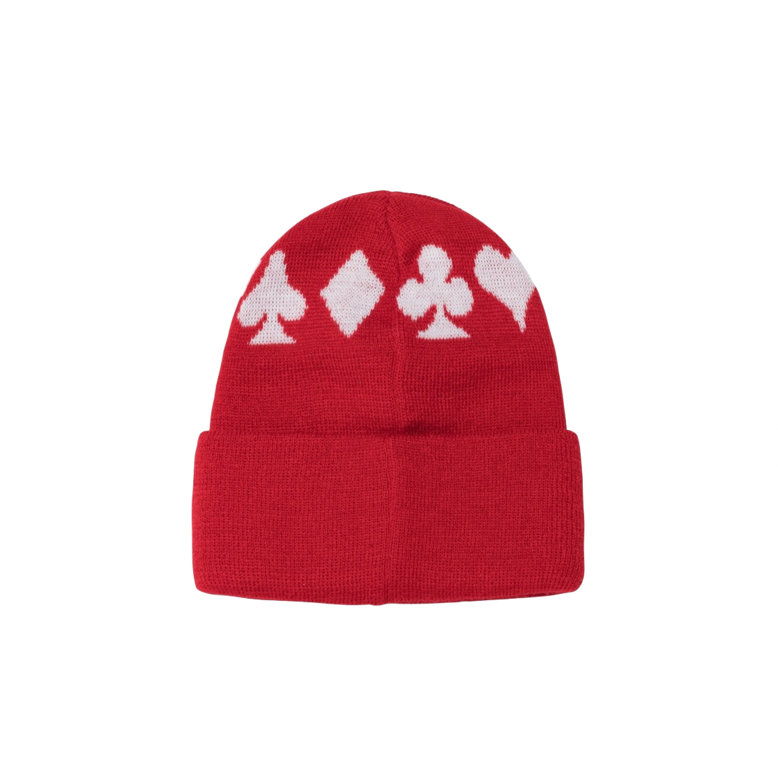 스투시 풀 수트 자카드 커프 비니 레드(Stussy Full Suit Jacquard Cuff Beanie Red) - 2
