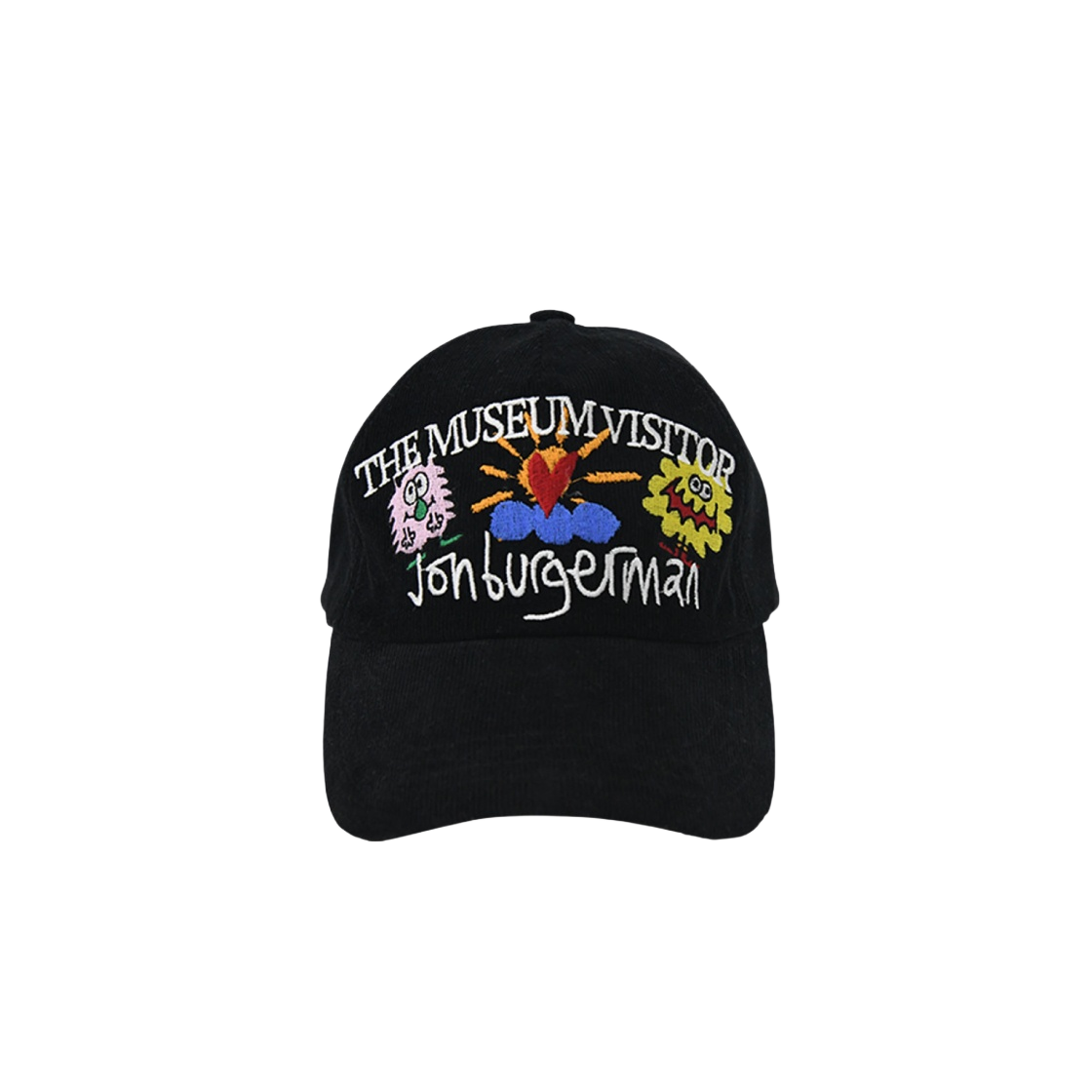 더뮤지엄비지터 x 존 버거맨 핑키 윙키 & 찰리 볼캡 블랙 | The Museum Visitor | KREAM The Museum Visitor x Jon Burgerman... 