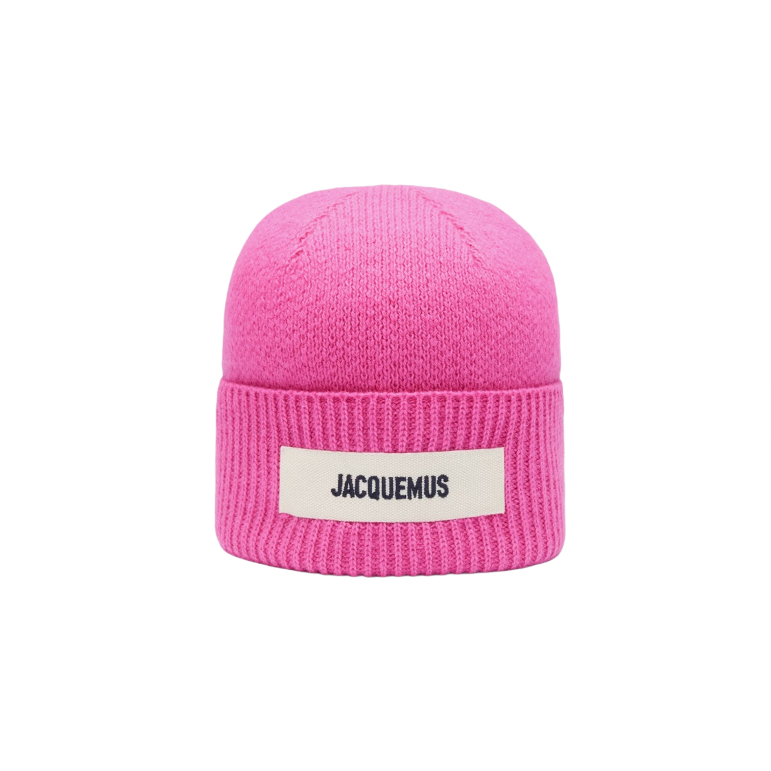 236AC606-5088-043 Jacquemus Le Bonnet Grosgrain Logo Beanie Multi Pink