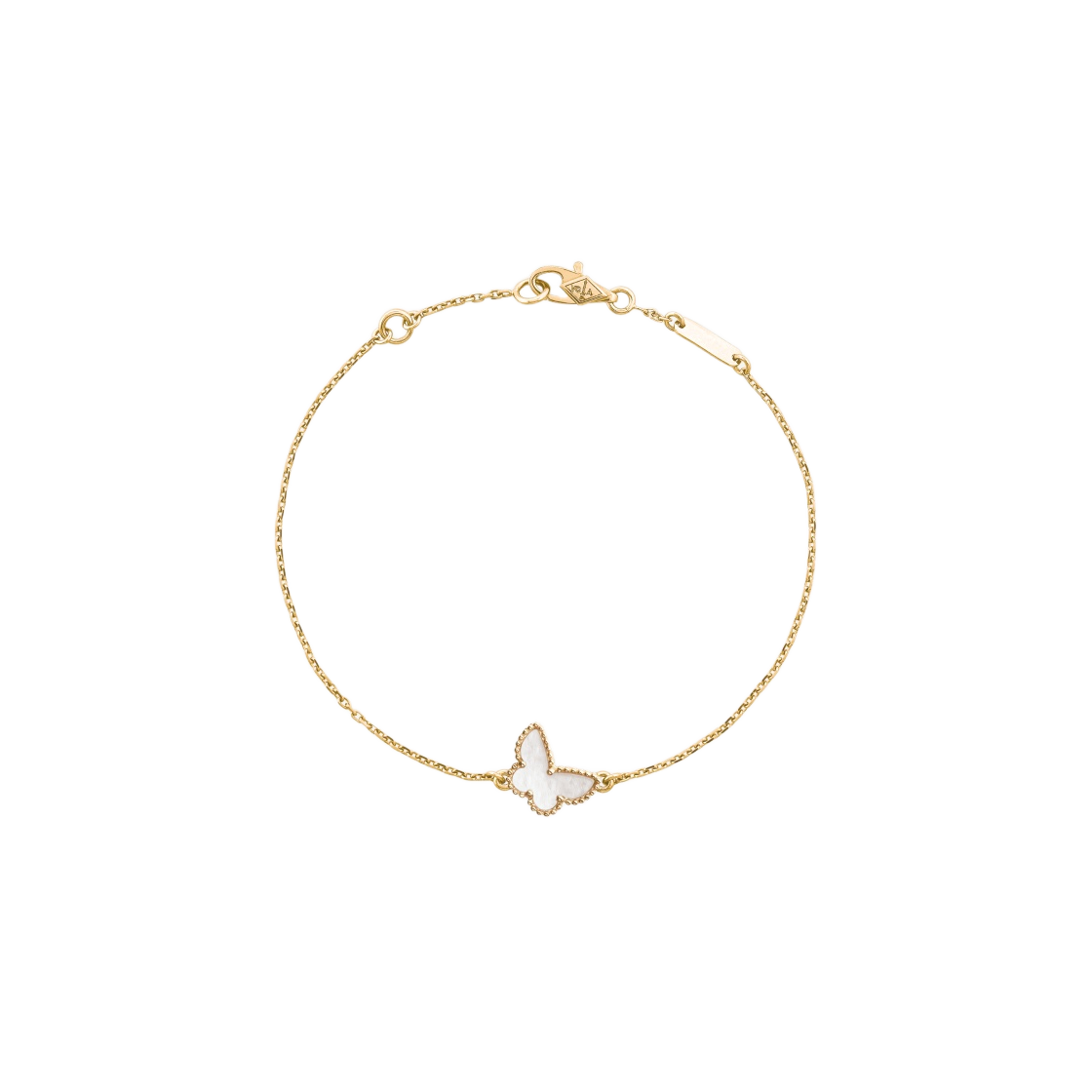 VCARF69000 (W) Van Cleef & Arpels Sweet Alhambra Butterfly Bracelet Yellow Gold Mother of Pearl - 대표 이미지 #1
