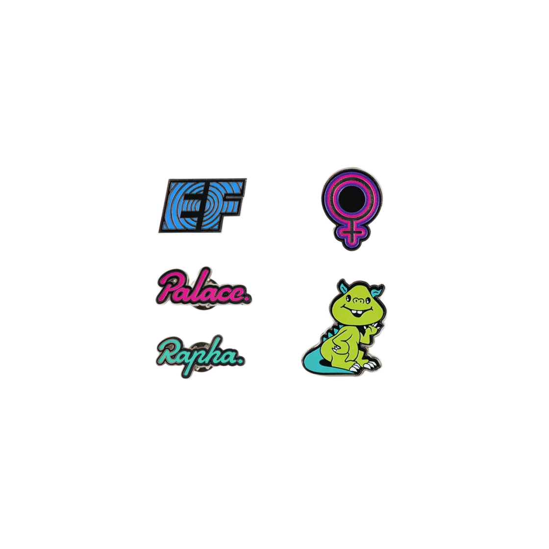 - Palace x Rapha EF Education First Pin Badge Set Multi - 22SS - 대표 이미지 #1