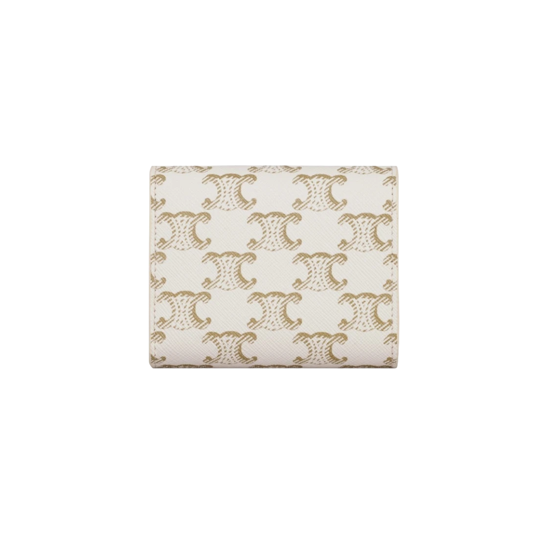 셀린느 스몰 월렛 트리옹프 트리옹프 캔버스 화이트 탄 | Celine | KREAM Celine Small Wallet Triomphe in Triomphe Canvas White Tan