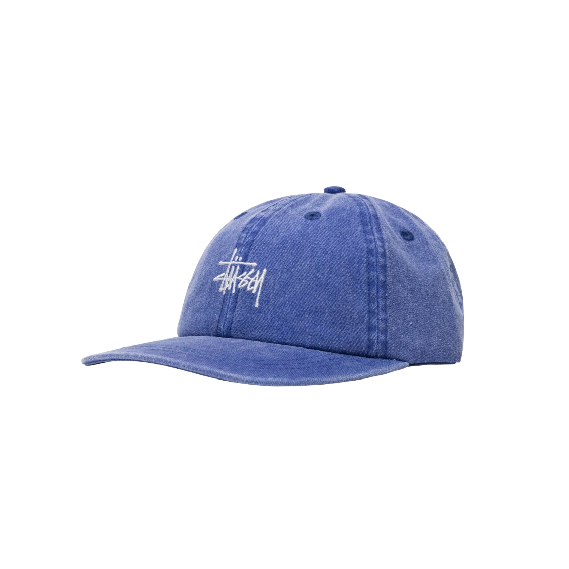 스투시 워시드 스탁 로우 프로 캡 블루 | Stussy | KREAM