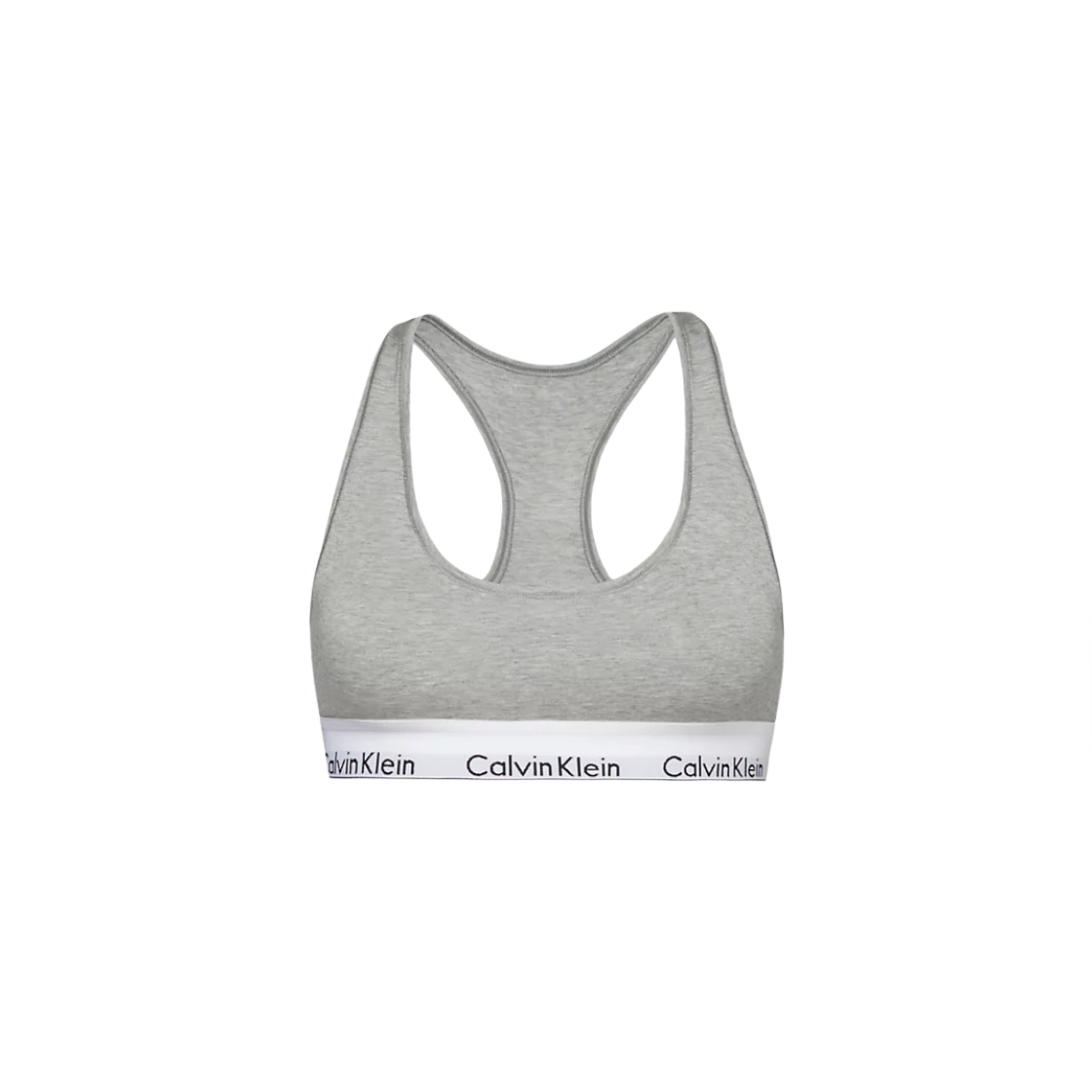 F3785E020 (W) Calvin Klein Modern Cotton Bralette Grey Heather