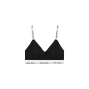 (W) Calvin Klein Modern Cotton Lightly Lined Bralette Black