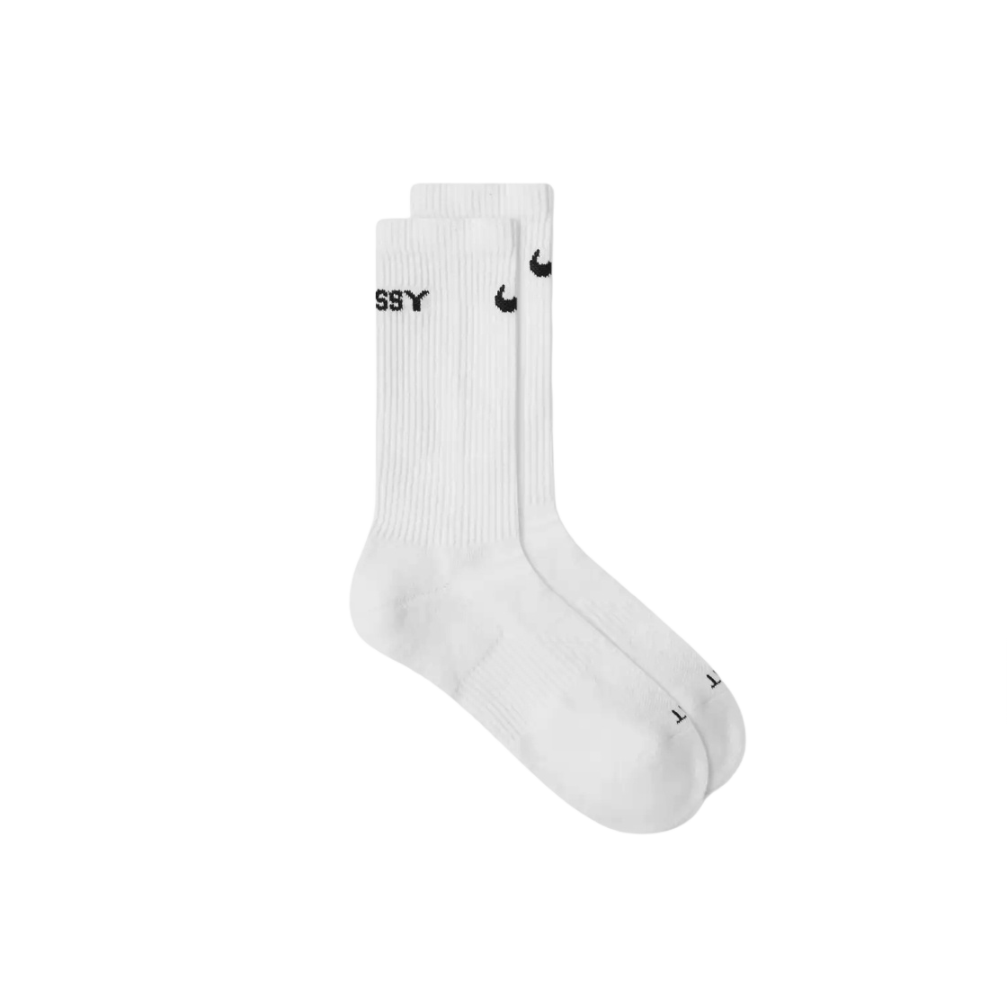 나이키 x 스투시 NRG 크루 삭스 화이트 블랙(Nike x Stussy NRG Crew Socks White Black)