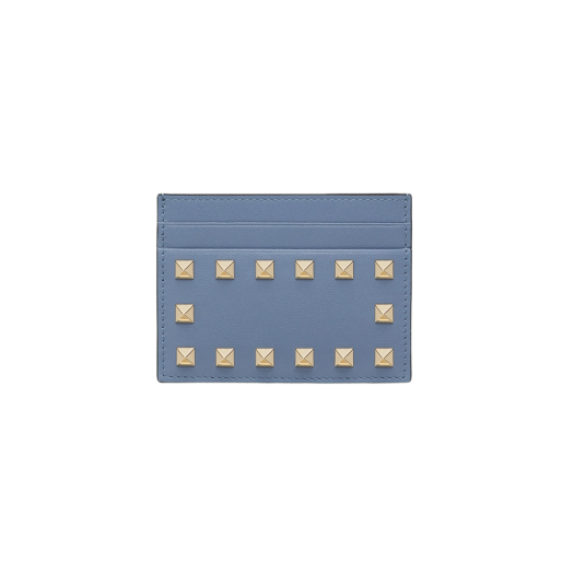 Valentino Rockstud Card Holder Sky Blue