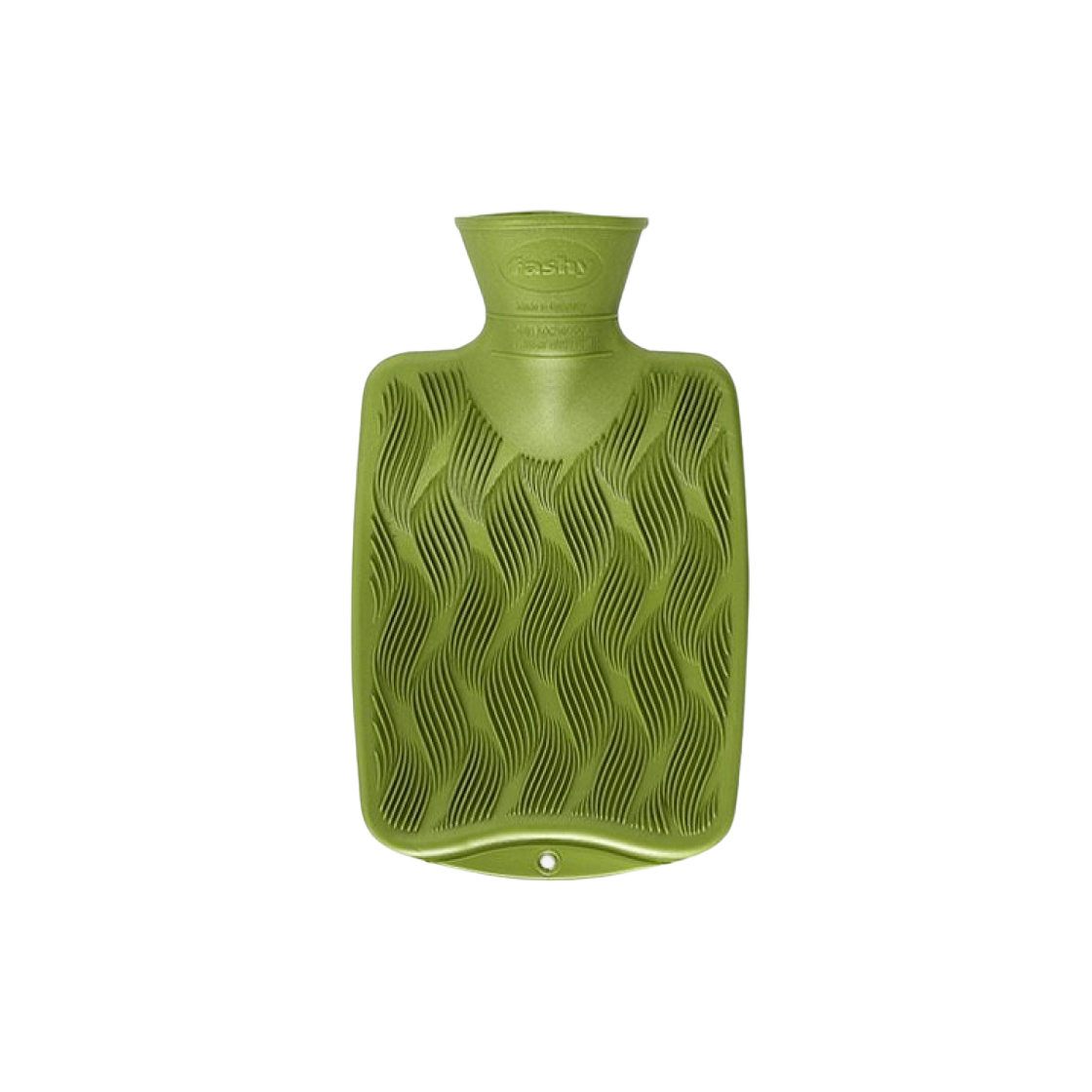 6404-66 Fashy Hot Water Bottle 0.8L with 3D Surface Green