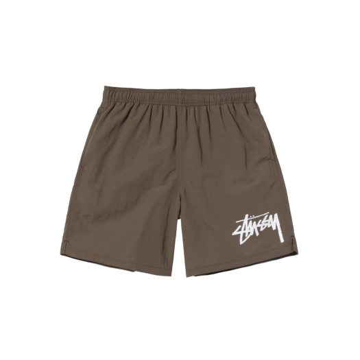 Stussy Big Stock Water Shorts Brown