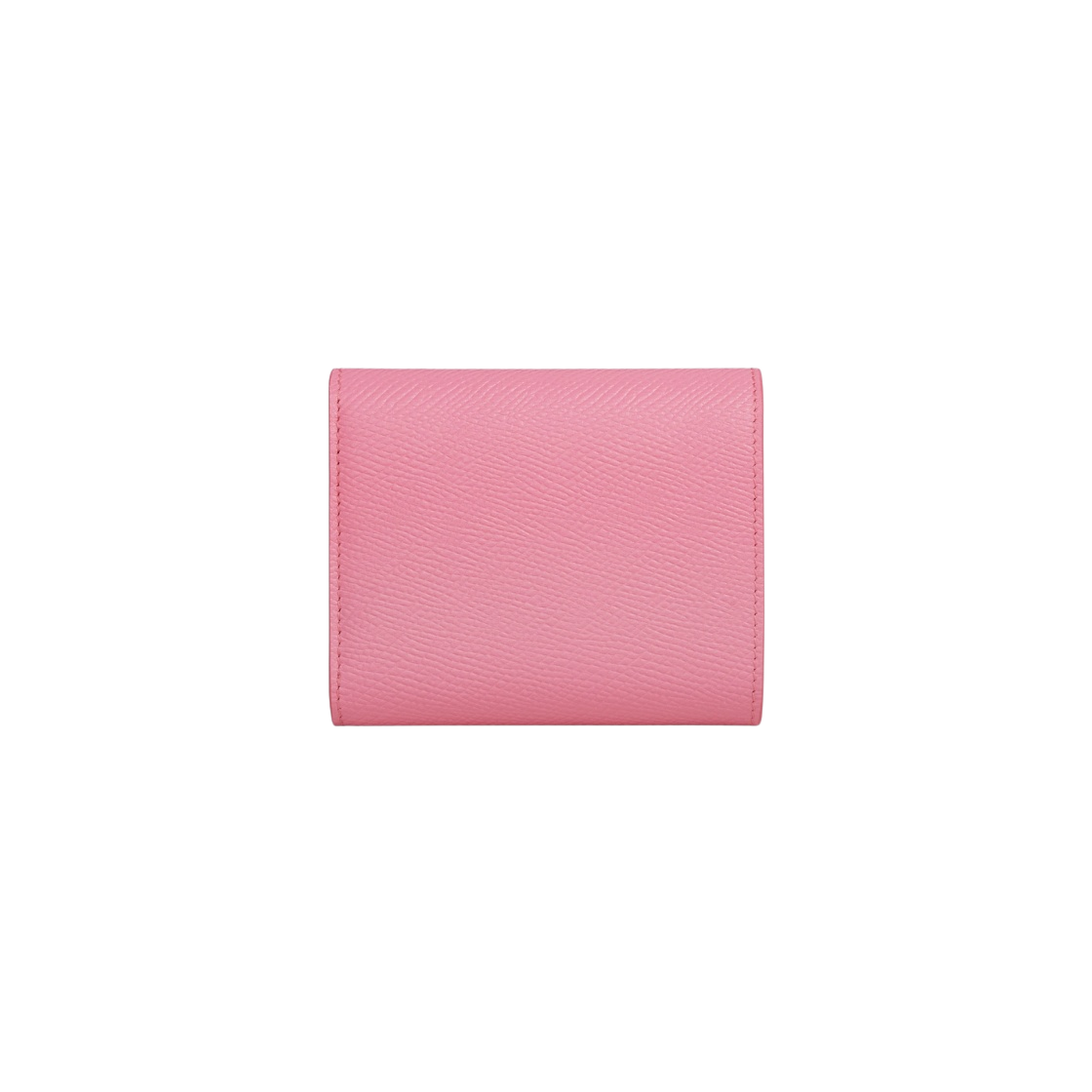 10B573BEL-25FO Celine Small Tri-Fold Wallet in Grained Calfskin Flamingo - #3