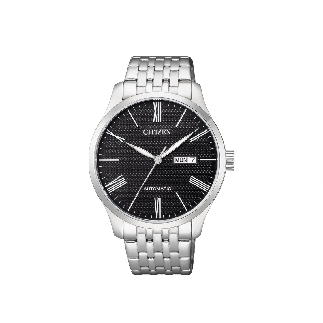 시티즌 메카니컬 오토매틱 40mm 스테인리스 스틸 블랙 실버(Citizen Mechanical Automatic 40mm Stainless Steel Black Silver)