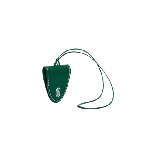 Goyard Chevroches Calfskin Croc Universel Green
