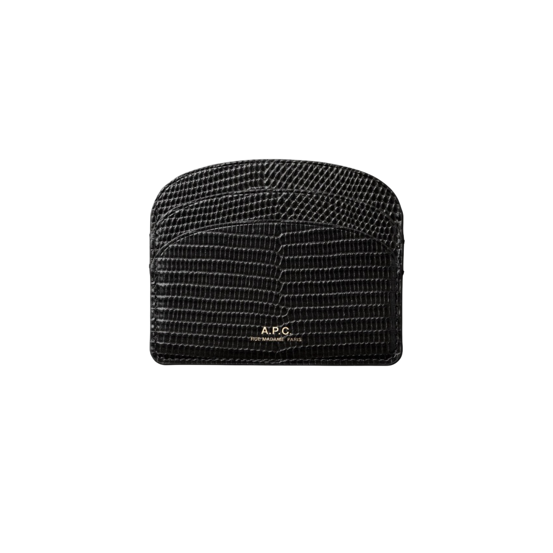 아페쎄 데미룬 카드 홀더 블랙(A.P.C. Demi-Lune Card Holder Black)