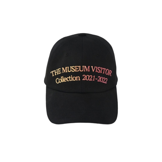 【THE MUSEUM VISITOR】COLLECTION 2023-2024 SPRAYED BALL CAP 더뮤지엄비지터 컬렉션 2023-2024 스프레이드 볼캡 블랙 | The