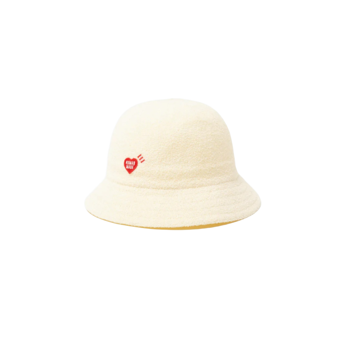 휴먼 메이드 니트 라운드 버킷햇 화이트(Human Made Knit Round Bucket Hat White) - 1