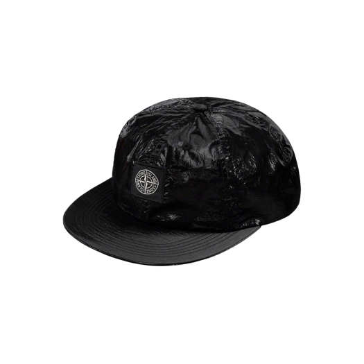 Supreme x Stone Island New Silk Light 6-Panel Black - 19SS