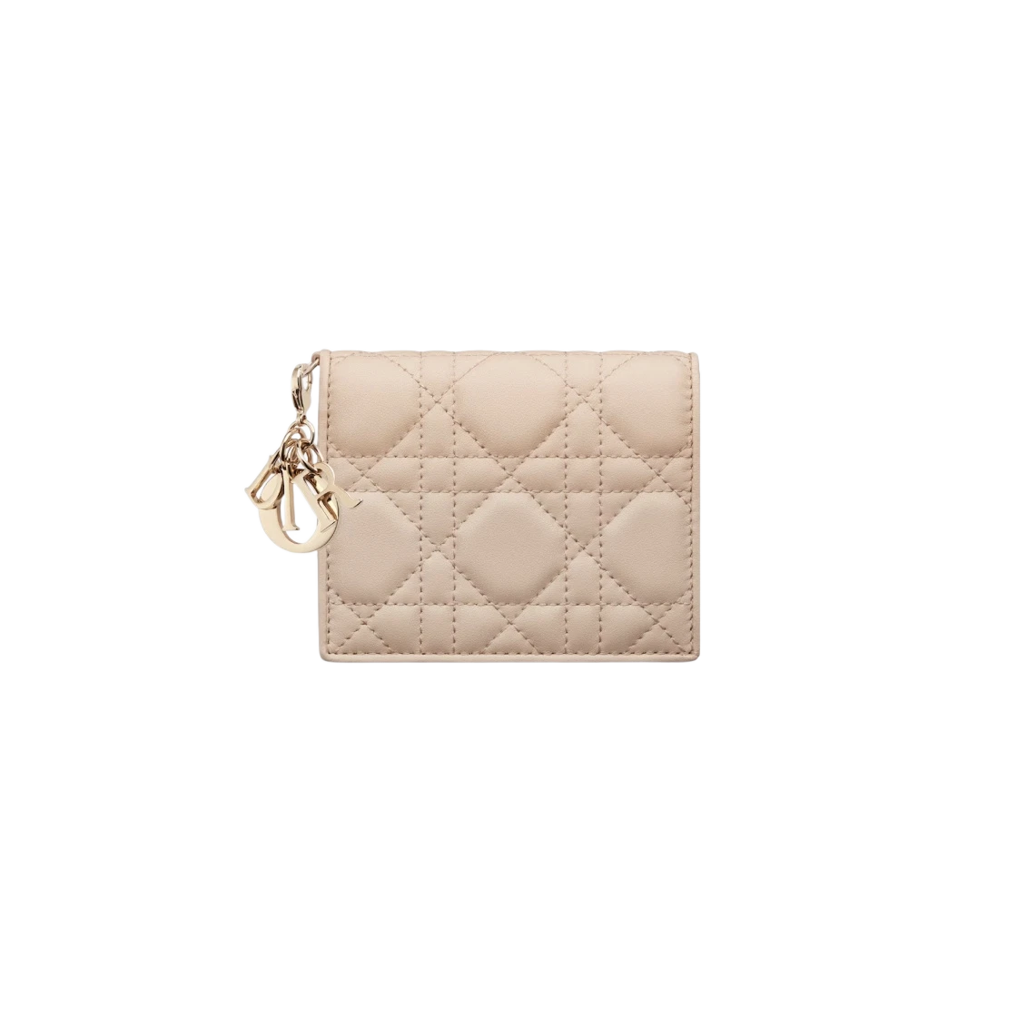 디올 미니 레이디 지갑 까나쥬 램스킨 에스테틱 베이지 | Dior | KREAM Dior Mini Lady Wallet Cannage Lambskin Aesthetic Beige