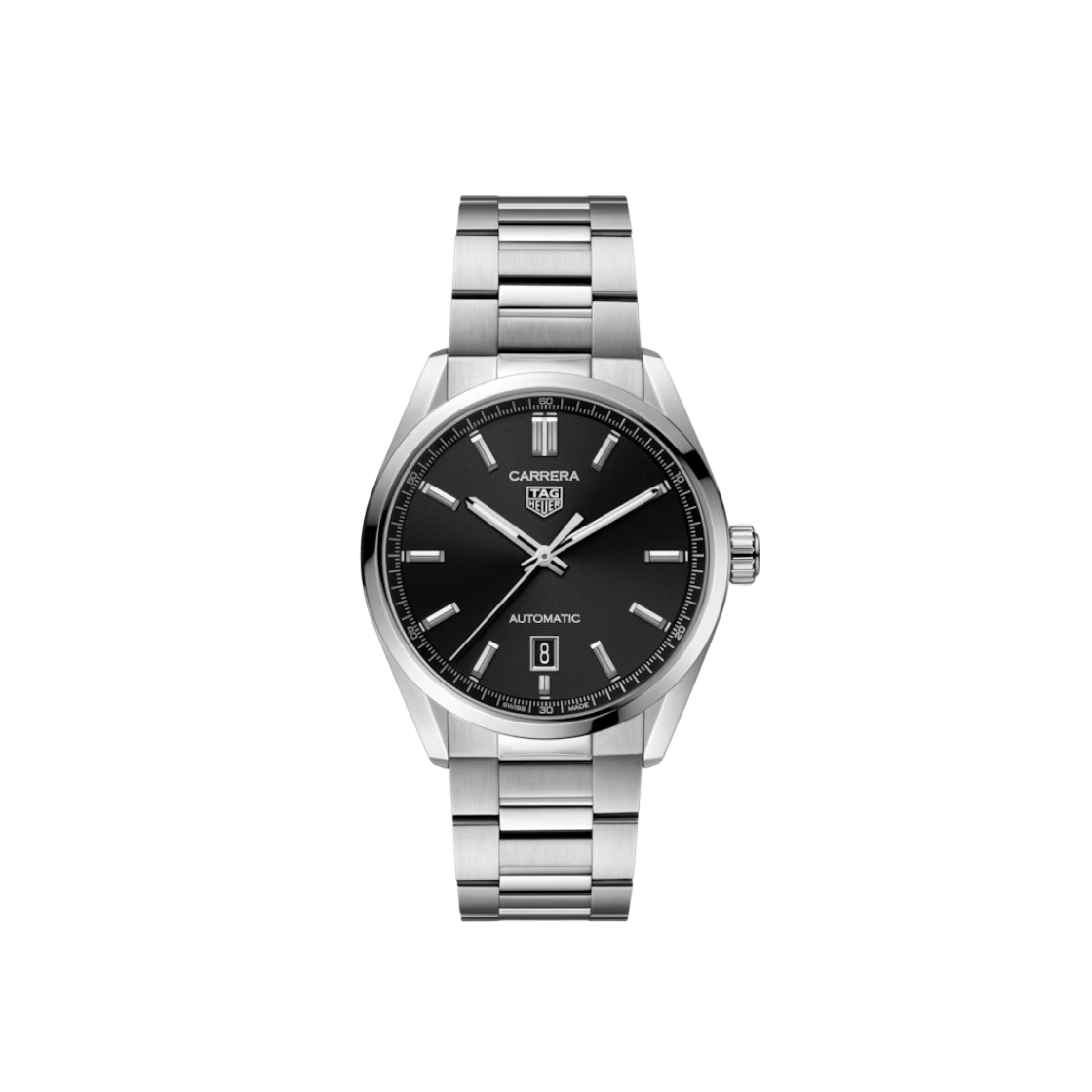 태그 호이어 까레라 데이트 칼리버 5 오토매틱 스틸 블랙(TAG Heuer Carrera Date Calibre 5 Automatic Steel Black)