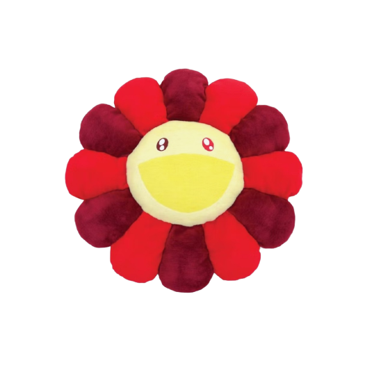 Kaikai Kiki Flower Cushion 30cm Rose Red
