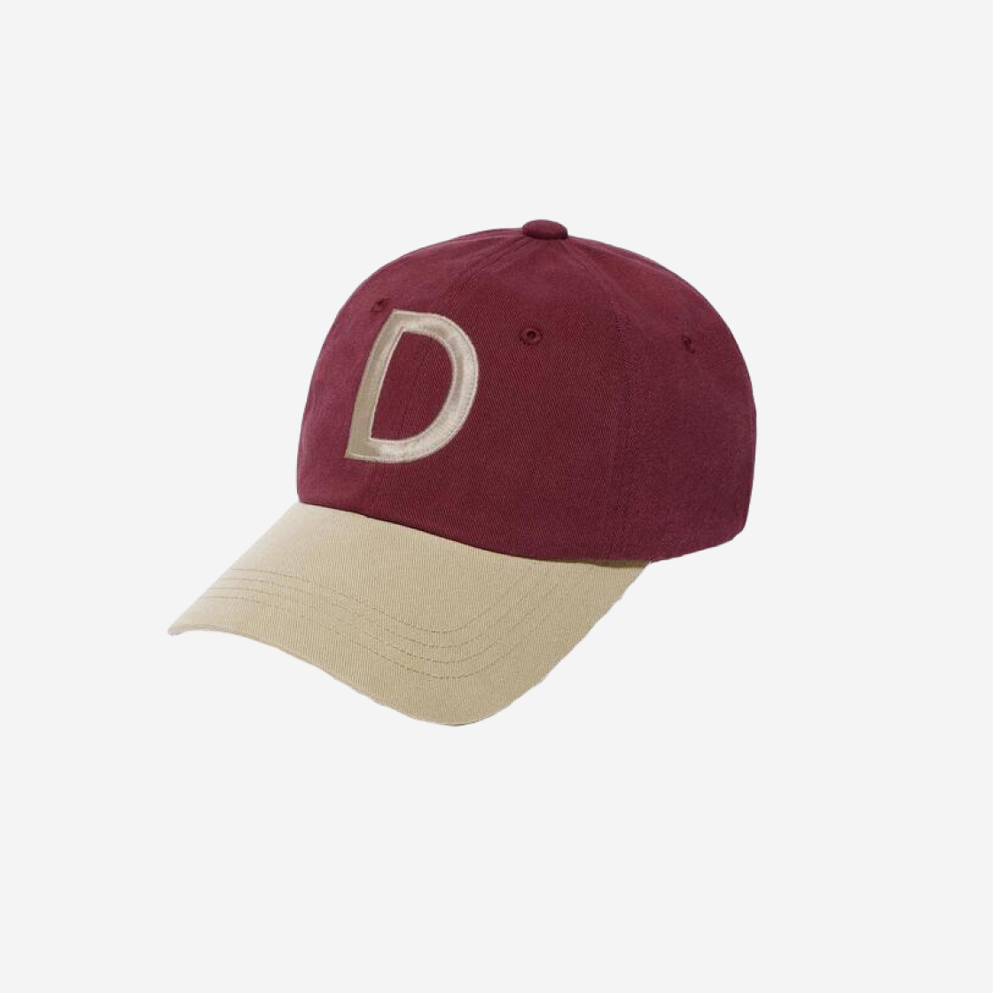 다이닛 D 컬러 블록 캡 버건디(Deinet D Color Block Cap in Burgundy) - 2