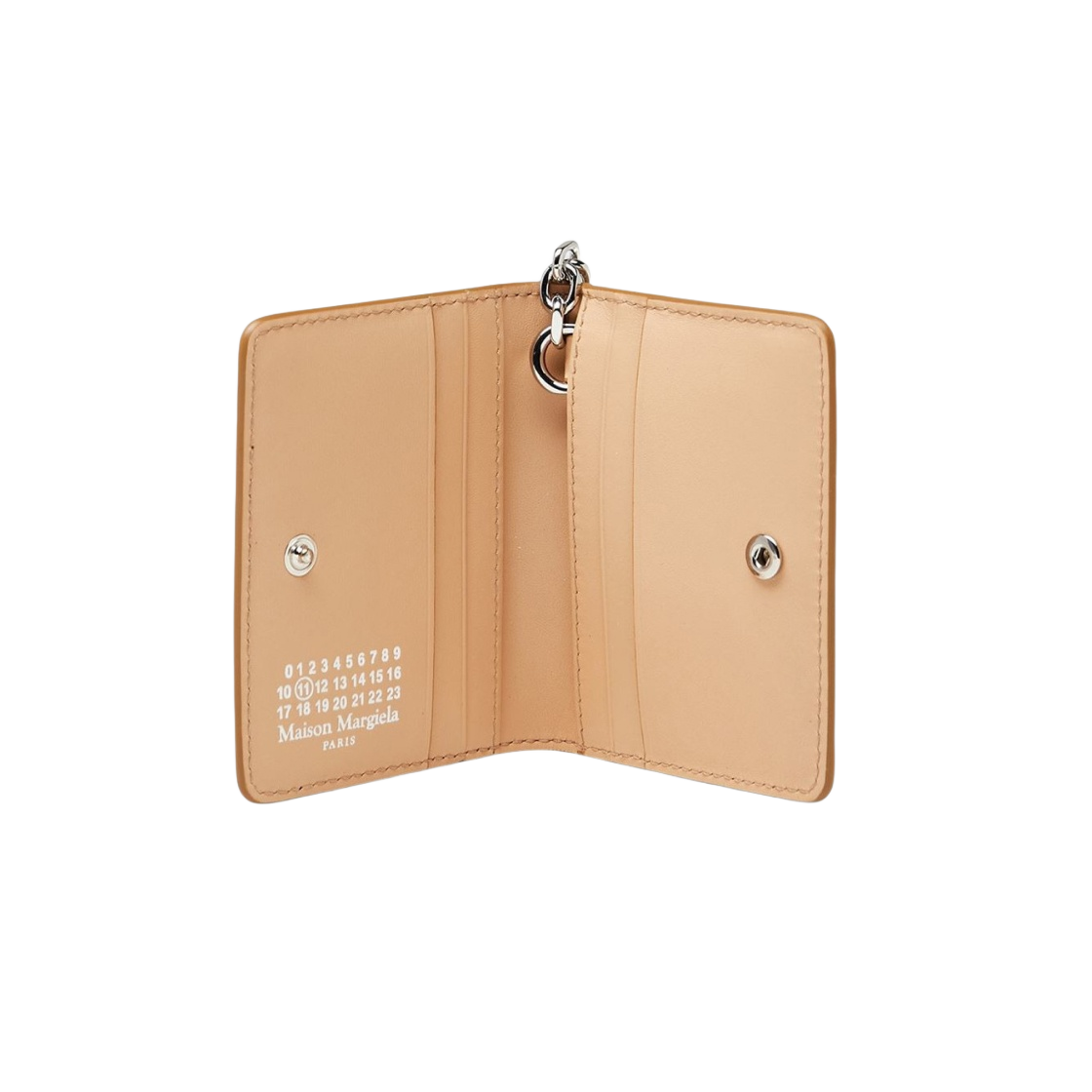 S56UI0128P4303T2057 Maison Margiela Keyring Calfskin Wallet Nude - #2