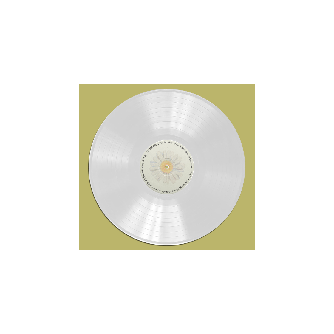 TAEYEON / WHAT DO I CALL YOU レコード初回限定盤 TAEYEON / WHAT DO I CALL YOU レコード初回限定盤 レコード