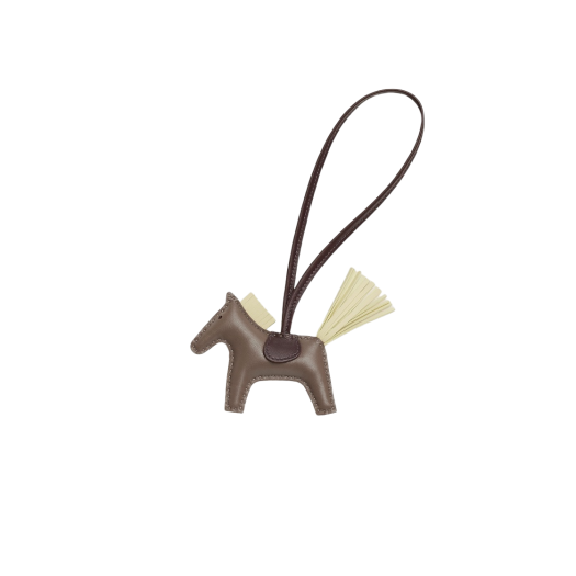 Hermes Rodeo PM Charm Milo & Etoupe Jaune Milton Rouge Sellier