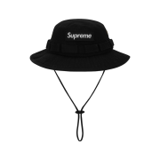 Supreme Washed Canvas Boonie Black - SS24 - US