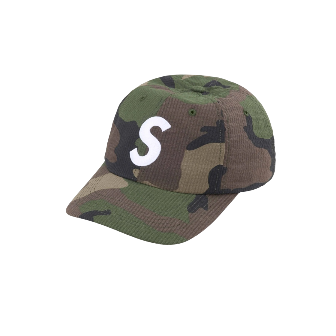 슈프림 시어서커 S 로고 6-패널 네이비 - 24SS | Supreme | KREAM
