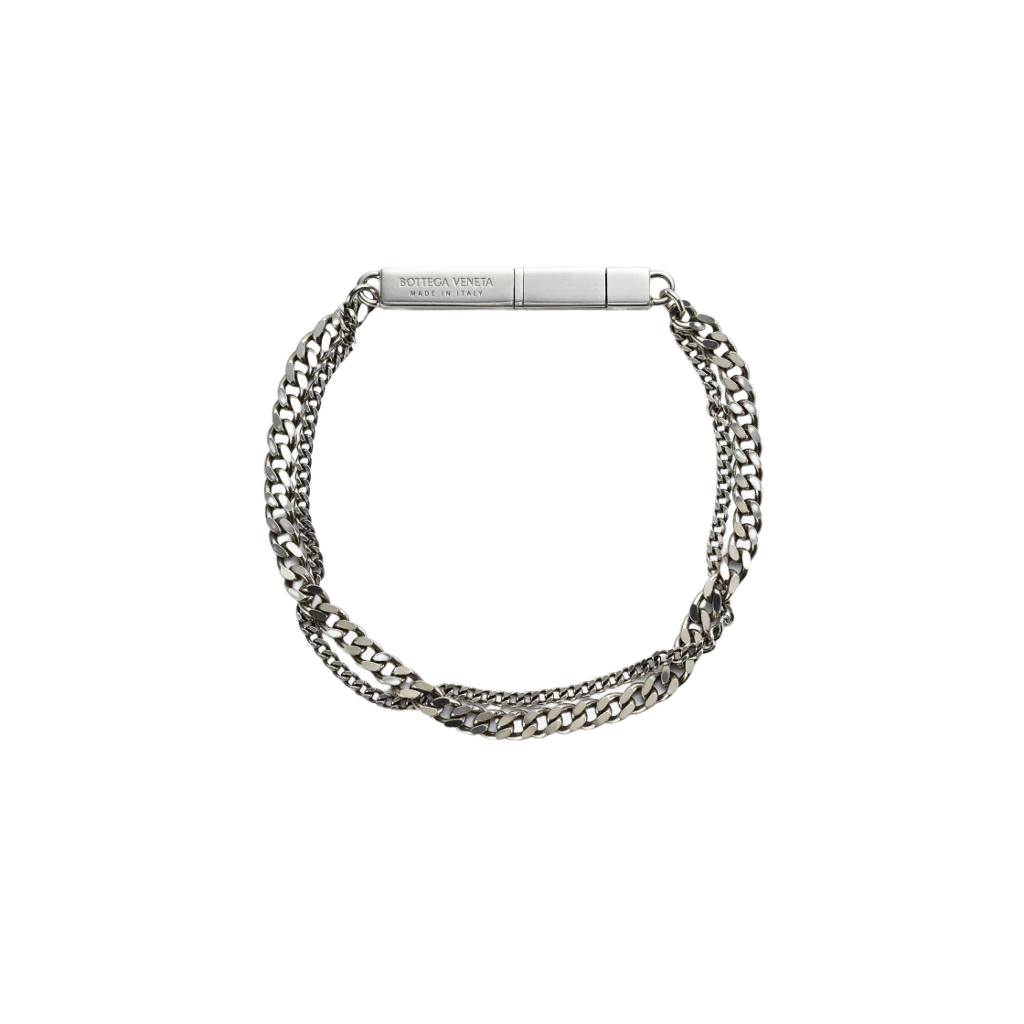 希少】BOTTEGA VENETA ID BRACELET SV925 18K