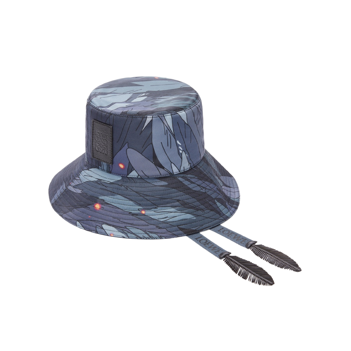 로에베 x 하울의 움직이는 성 피셔맨 햇 나일론 블랙(Loewe x Howl's Moving Castle Fisherman Hat in Nylon Black) - 1
