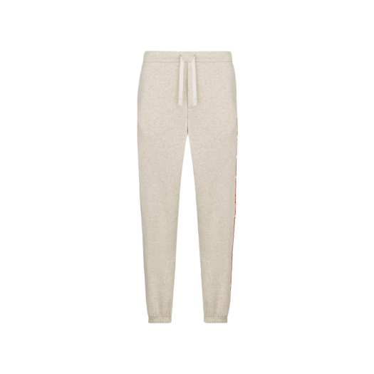 Dior x Denim Tears Dior Tears Track Pants Cotton Fleece Heathered Ecru