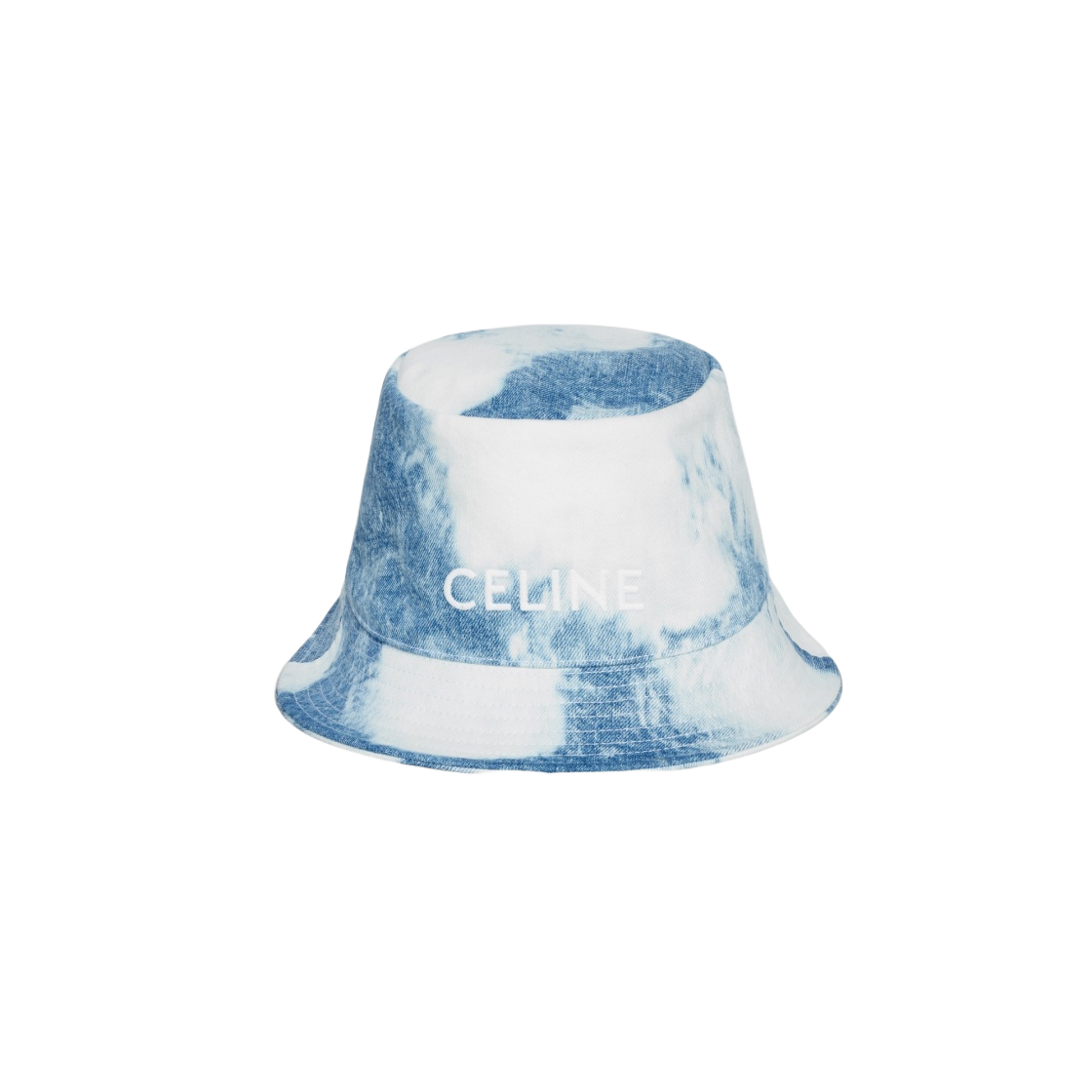 셀린느 잉크 블리치 데님 자수 버킷햇 잉크 블리치(Celine Embroidered Bucket Hat in Ink Bleach Denim Ink Bleach) - 1