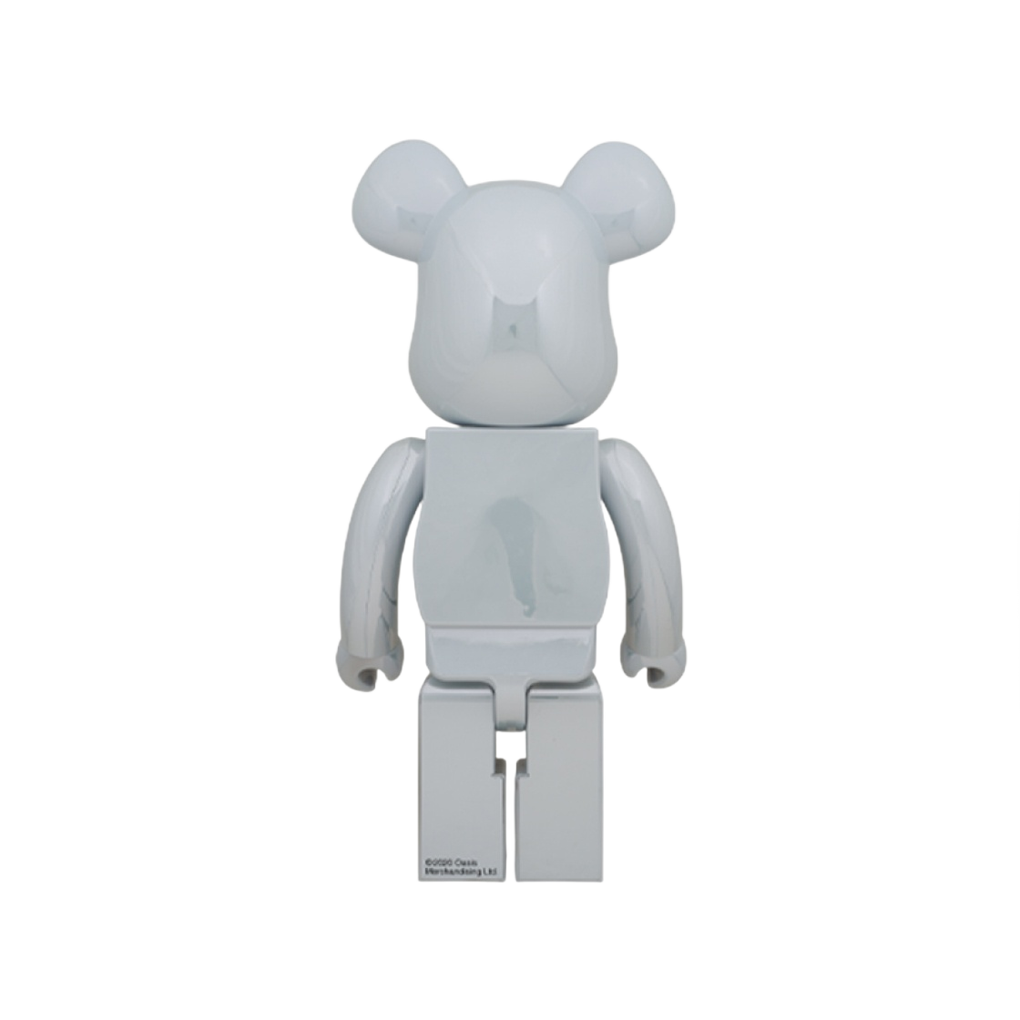 베어브릭 x 오아시스 화이트 크롬 1000% | Bearbrick | KREAM