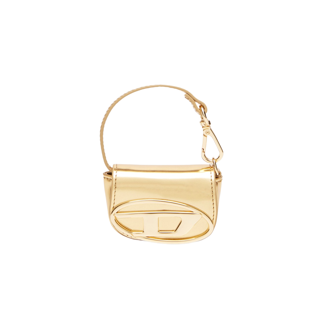 디젤 1DR XXS 마이크로 레더 백 참 골드(Diesel 1DR XXS Micro Leather Bag Charm Gold) - 1