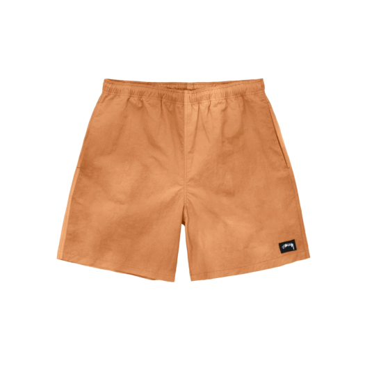 Stussy Wave Dye Nylon Shorts Orange