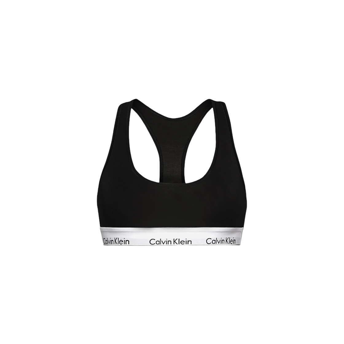 (W) 캘빈 클라인 모던 코튼 브라렛 블랙((W) Calvin Klein Modern Cotton Bralette Black)
