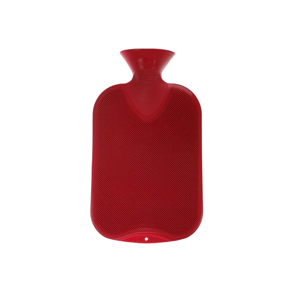 6460-42 Fashy Hot Water Bottle Double Ribbed 2L Cranberry