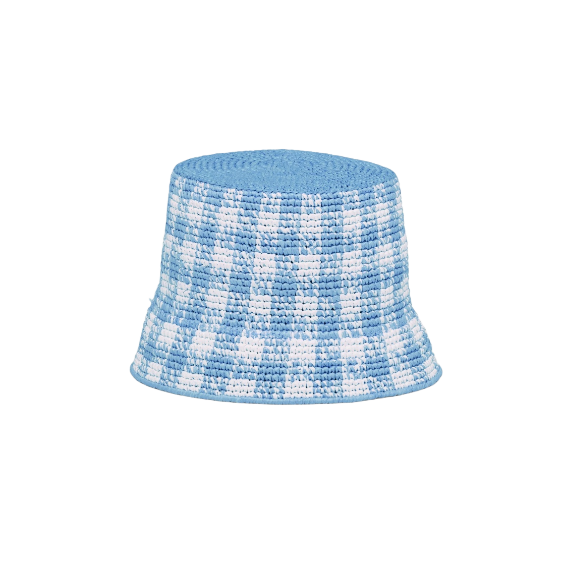 (W) 프라다 크로쉐 버킷햇 라이트 블루((W) Prada Crochet Bucket Hat Light Blue) - 2