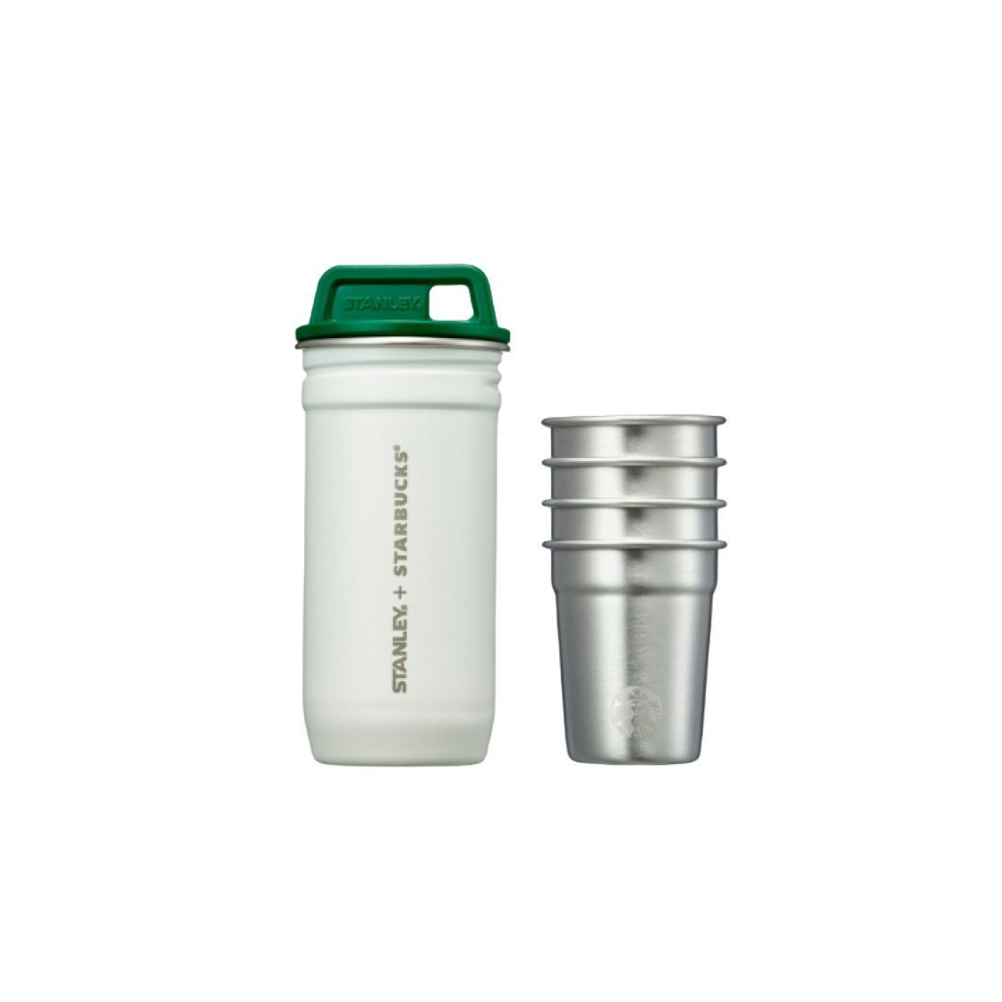 스탠리 x 스타벅스 SS 미니 컵 크림 (4개 세트)(Stanley x Starbucks SS Mini Cup Cream (Set of 4))