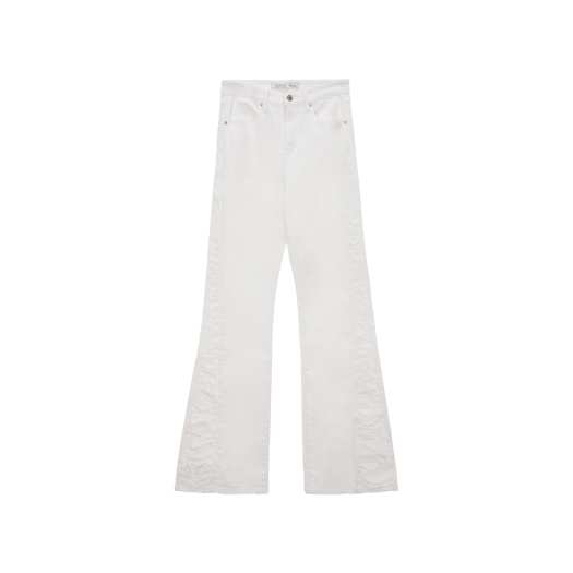 デニム・ジーパン [MATINKIM]shirring boots cut denim pants in white W) Matin Kim Shirrin STYLE | KREAM