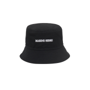Marine Serre Canvas Bucket Hat Black