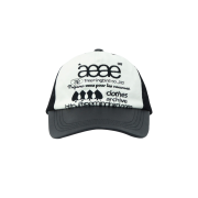 Aeae x Treemingbird Web Logo Mesh Cap White