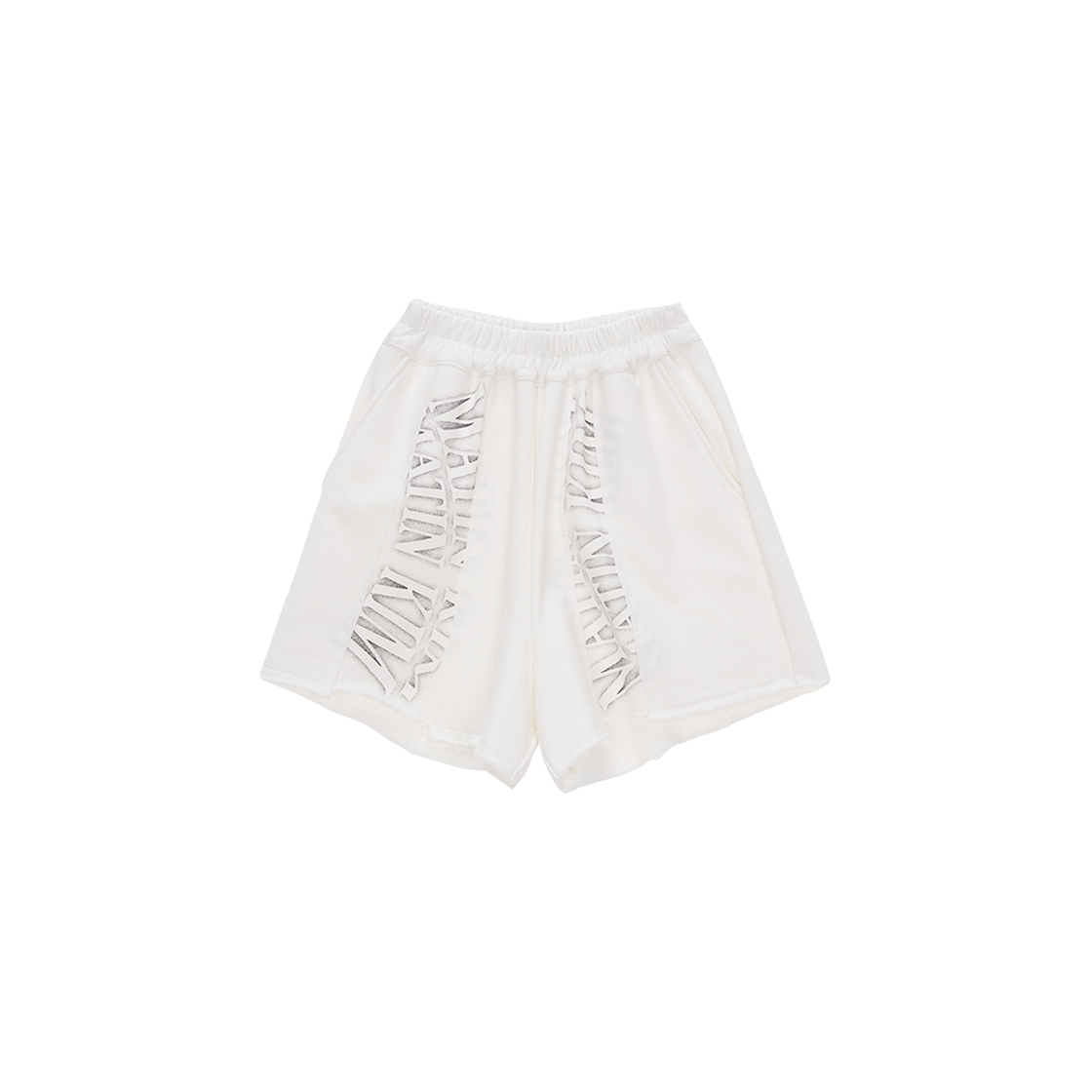 ショートパンツ [MATINKIM]matin crescendo logo sweatshorts in gray W) 마뗑킴 마뗑 크레센도 로고 스웨트쇼츠 그레이 | Matin Kim