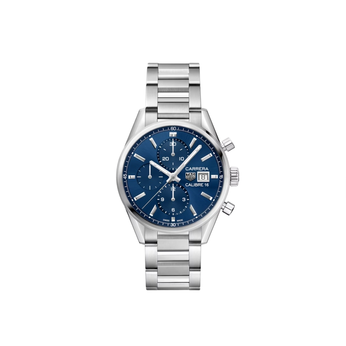 CBK2112-BA0715 TAG Heuer Carrera Calibre 16 Automatic Chronograph Steel Blue