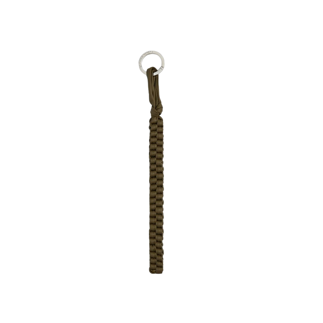 764640VMAY02877 Bottega Veneta Intreccio Rope Long Keyring Mud - 대표 이미지 #1