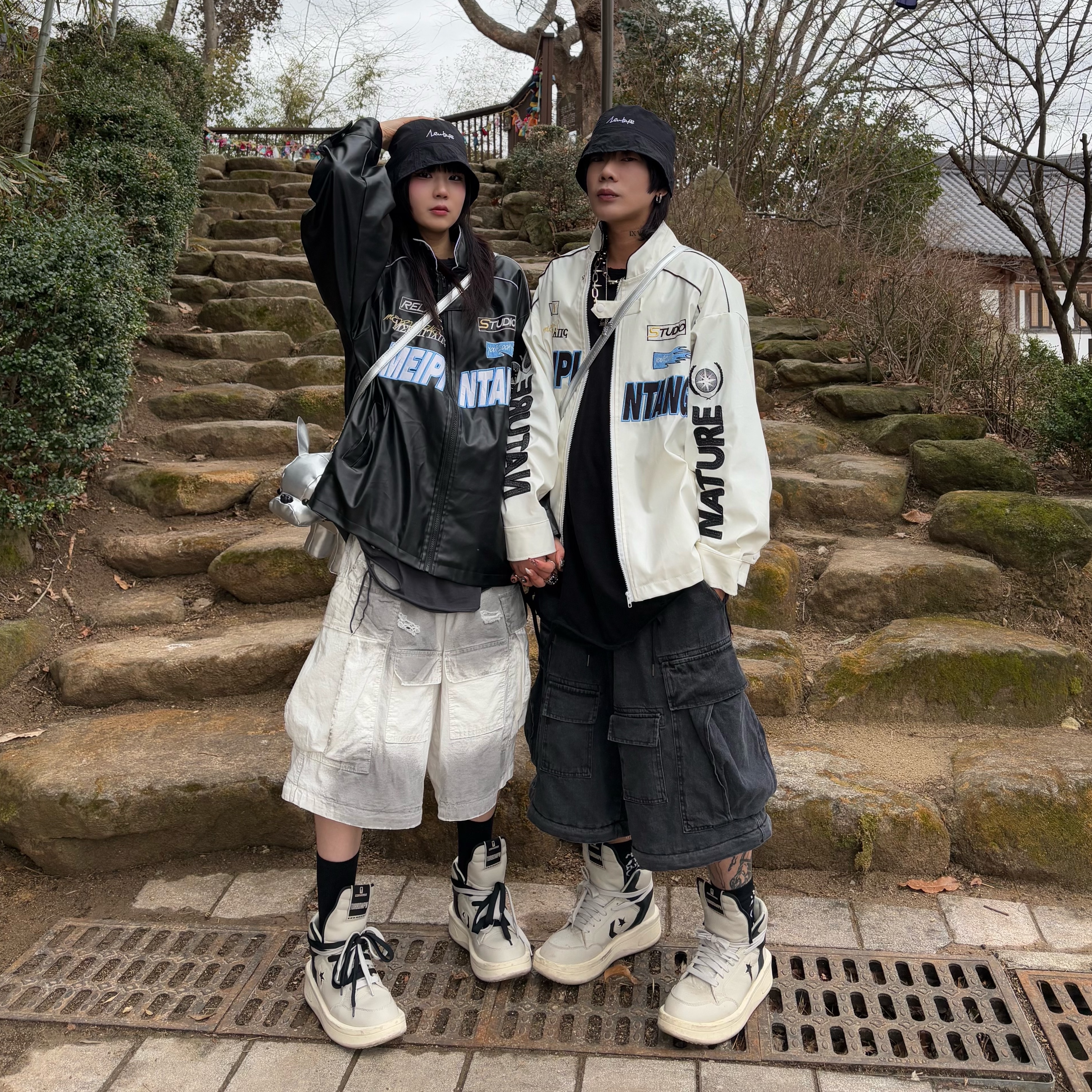 Converse x Drkshdw Turbowpn Pelican 착용 스타일 - 1