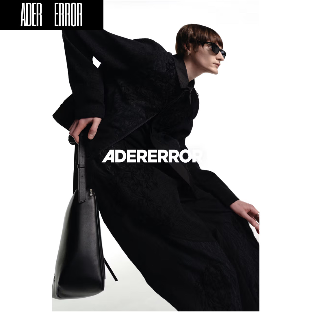 Ader Error Significant Tag Backpack 01 Noir, Ader Error Sig; TRS Tag Cap 01 Noir 착용 스타일 - 2