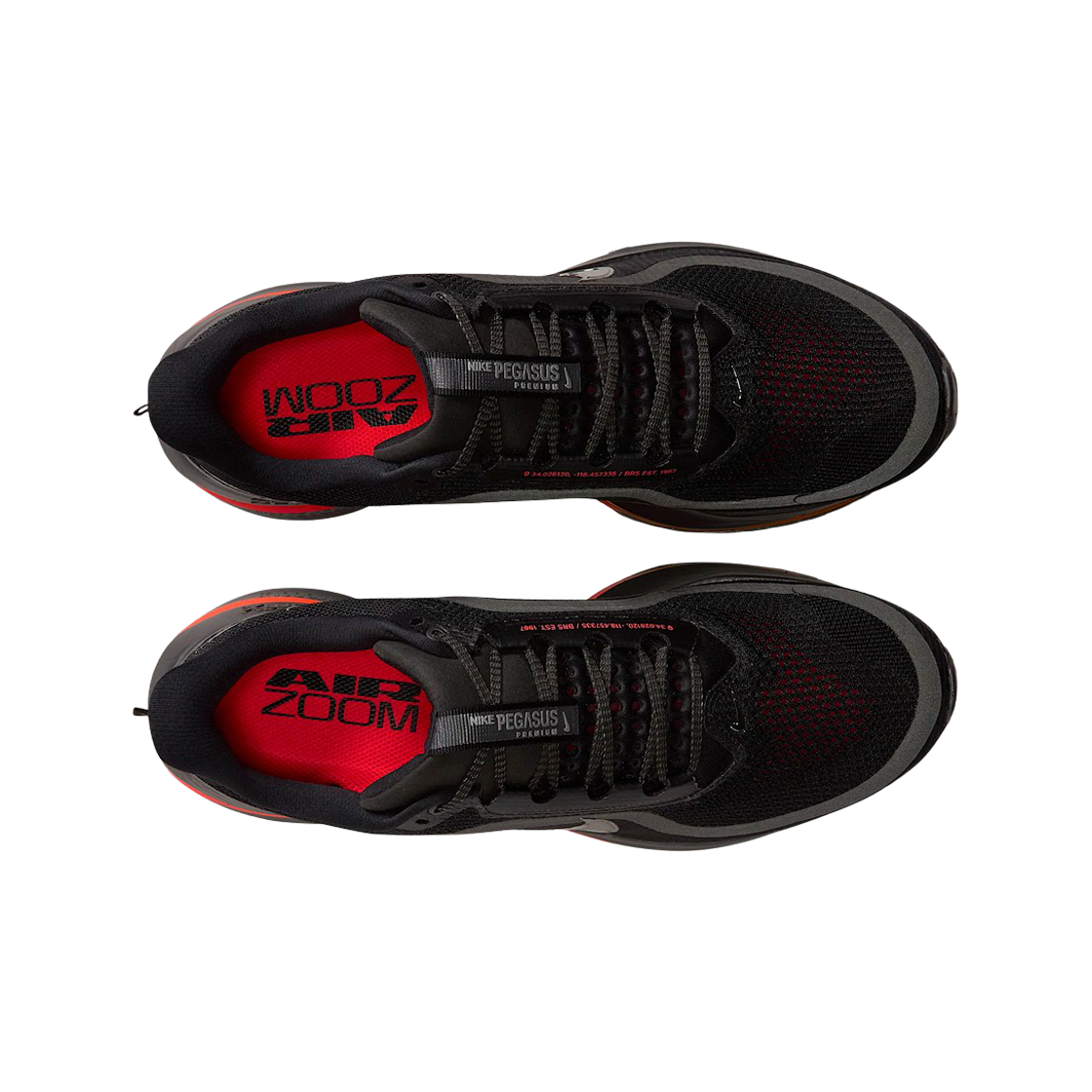 나이키 페가수스 프리미엄 블랙 브라이트 크림슨(Nike Pegasus Premium Black Bright Crimson) - 2