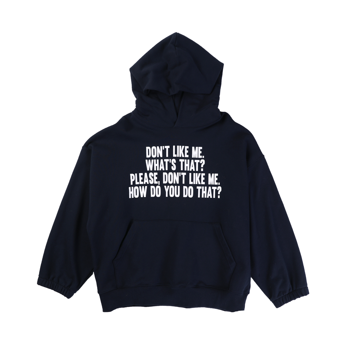 뎁크 레터링 후드 네이비(Depc Lettering Hood Navy)